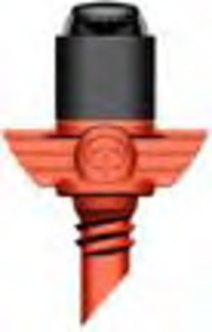 Aquila Jet Sprays 180° Black Cap/Orange Base/dostrek2,6m/1bar - Ottima PC 360°, 30l/hod, end - line, hrot 150 mm, 25/1000ks - box | T - TAKÁCS veľkoobchod