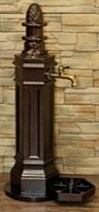 ROMA studňa + kohút 1/2" kladivkový bronz 98 / 32 / 48cm - Záhradná studňa 409 C LOOP hrdzavo-hnedá | T - TAKÁCS veľkoobchod