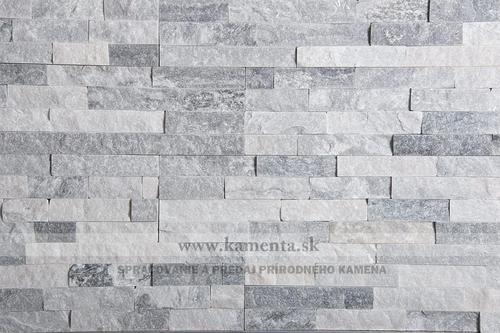 Ice Grey obkladový panel 60 x 15 x 1,5 - 3 cm  - Gneis K8 remienok 2 - 6 cm | T - TAKÁCS veľkoobchod