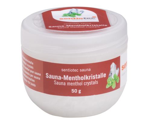 Sentiotec mentolové kryštáliky 50 g - Sentiotec aróma pre parné sauny smrekové ihličie , 5 l | T - TAKÁCS veľkoobchod