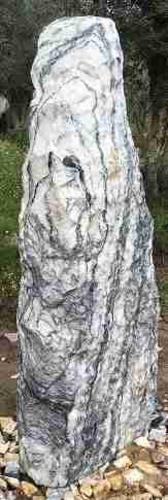 Leilac neleštený stĺp, výška 60 - 150 cm - Stripe Onyx leštený prevŕtaný stĺp, výška 60 - 150 cm | T - TAKÁCS veľkoobchod