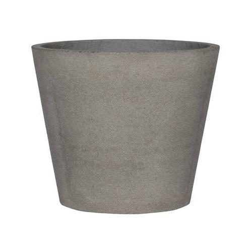 Kvetináč Bucket M 40 x 49,5 cm béžový kartáčovaný - Kvetináč Sunny M 21 x 35 cm zakalený šedý | T - TAKÁCS veľkoobchod