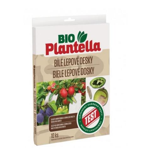 Bio Plantella lepové dosky biele 10 ks - Bio Plantella obojstranne lepiaci pás na stromy 5 m  | T - TAKÁCS veľkoobchod