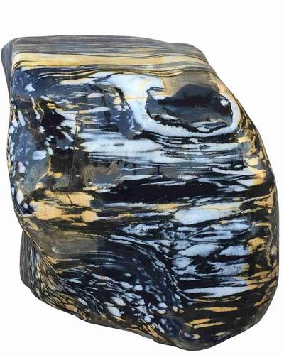 Black Angel leštený solitérny kameň - Travertínový solitérny kameň | T - TAKÁCS veľkoobchod