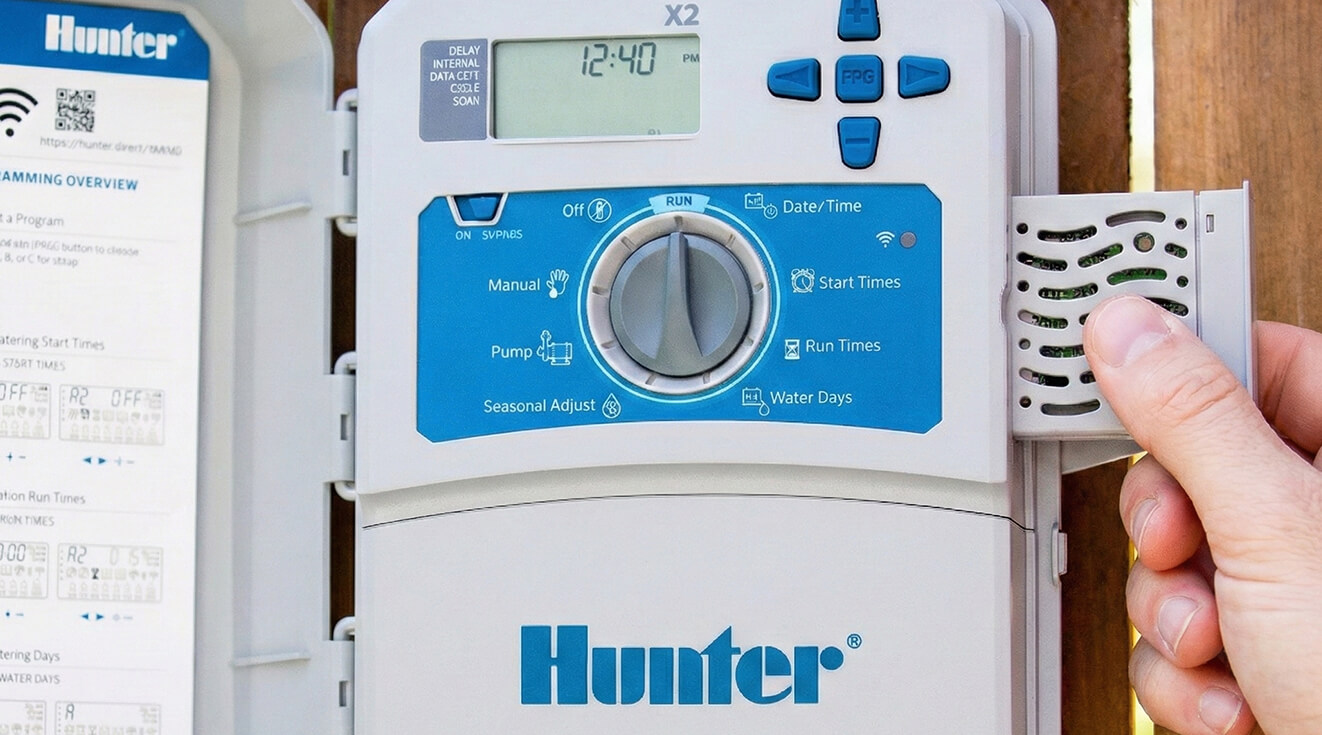 Konfigurationsanleitung für das Beregnungs-Steuergerät Hunter X2: Die Systemprogrammierung Schritt für Schritt