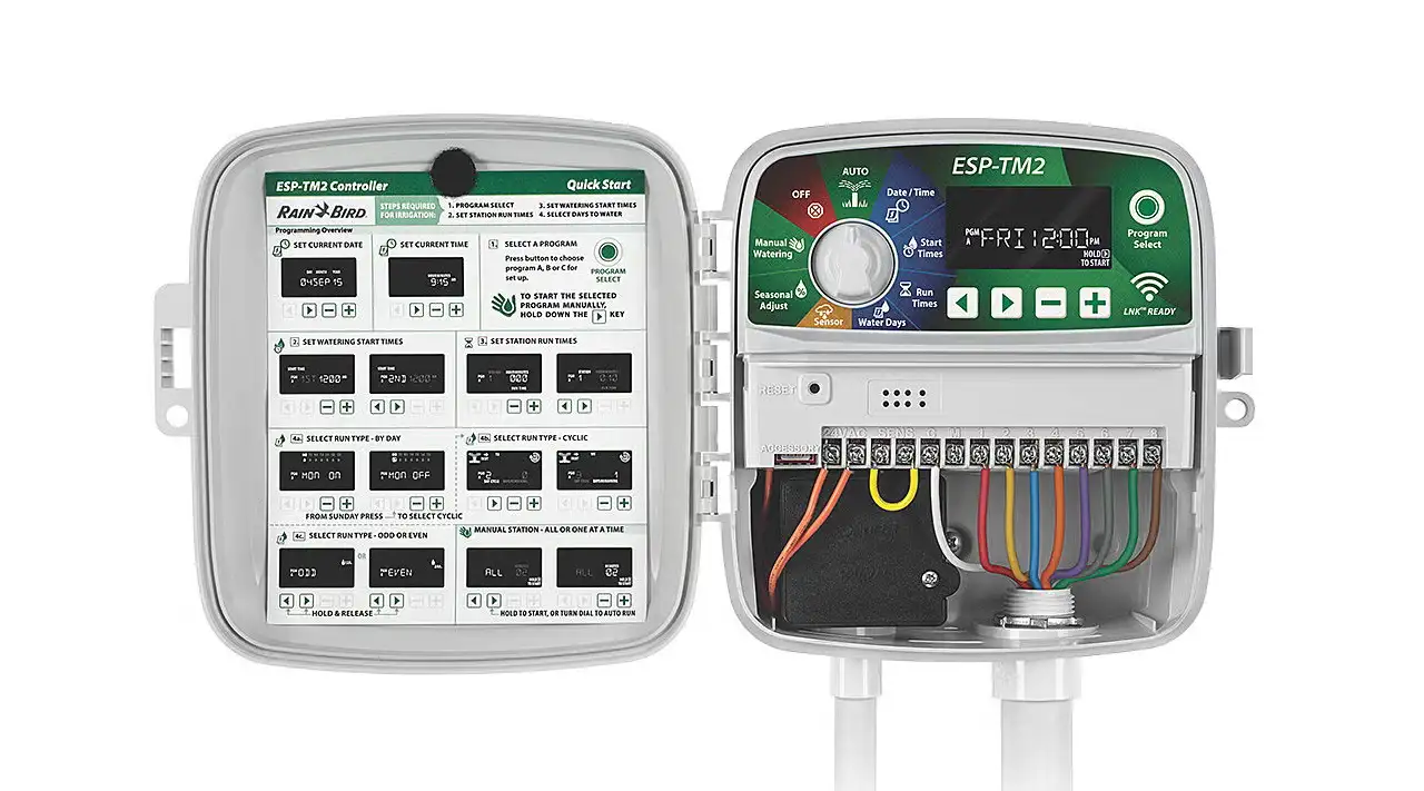 Umfassende Konfigurationsanleitung für das Beregnungs-Steuergerät Rain Bird ESP-TM2: Systemeinrichtung auf Profi-Niveau