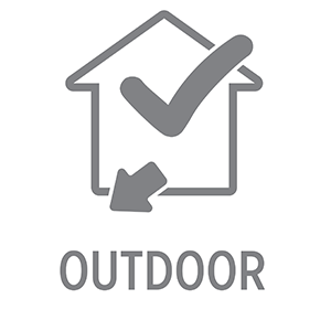 Pre použitie v exteriéri