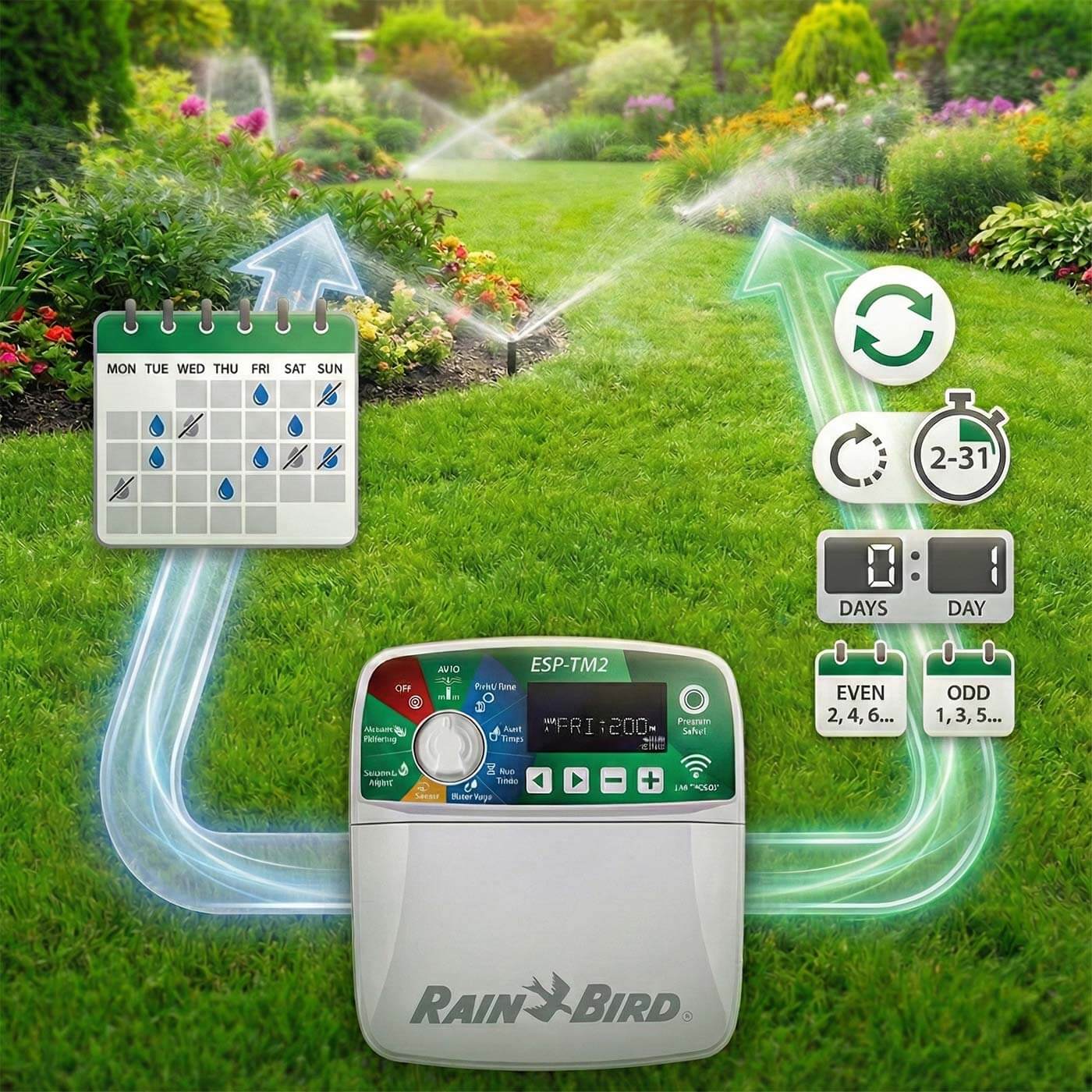 Rain Bird Steuergerät Konfiguration