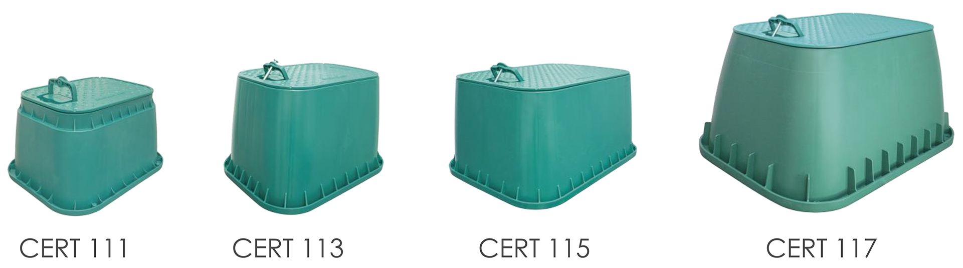 Ventilové šachty Rain série CERT