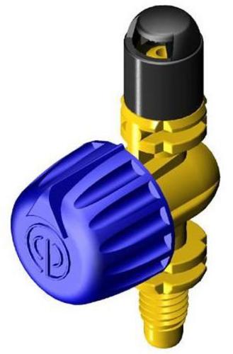 Idra Sprays 90° 10-32 UNF Thread Black Cap/Blue Rotor/dostrek0-2,1m/1bar - Ottima PC 180°, 30l/hod, end - line, hrot 150 mm, 25/1000ks - box | T - TAKÁCS veľkoobchod