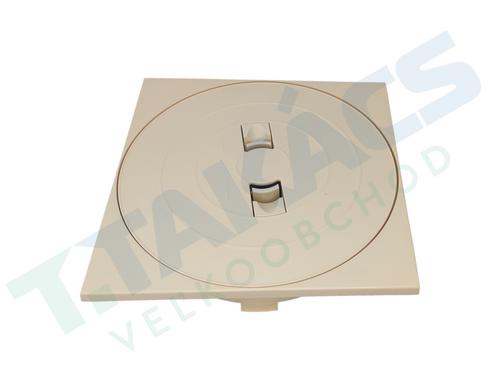 ASTRALPOOL štvorcový rámček s gulatým vekom pre skimmer 17,5 l , pieskový - ASTRALPOOL tesnenie príruby pre skimmer Mini | T - TAKÁCS veľkoobchod