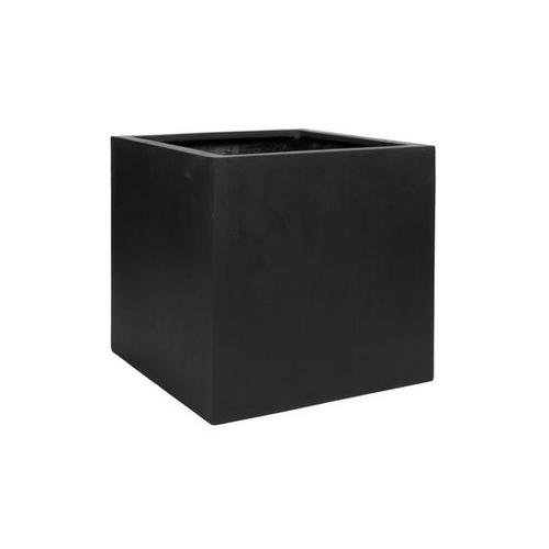 Kvetináč Block L 50 x 50 x 50 cm čierny - Plastic Pot Inserts, 50 x 38 cm transparentný | T - TAKÁCS veľkoobchod
