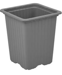 Odľahčený kvetináč sivý, 7 x 7 cm, výška 8 cm