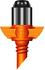 Aquila Jet Sprays 180° Black Cap/Orange Base/dostrek2,6m/1bar