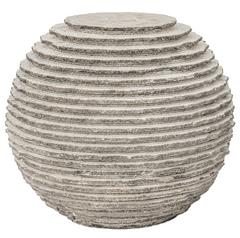 Kamenná guľa s vrúbkami - priemer 40 cm