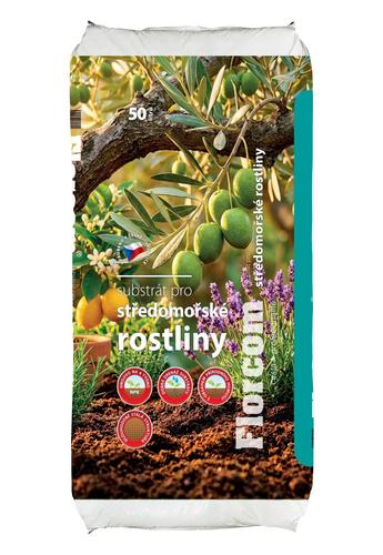 Florcom substrát pre stredomorské rastliny 50 l