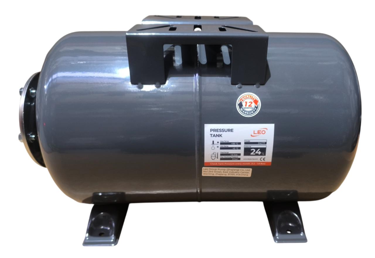 Tlaková nádoba ležatá LEO 24CTT, 24l