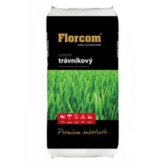 Florcom trávnikový substrát s kremičitým pieskom Premium 40 l