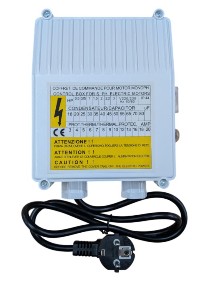 Rozbehová skrinka CN 0,55kW 25uF/6A