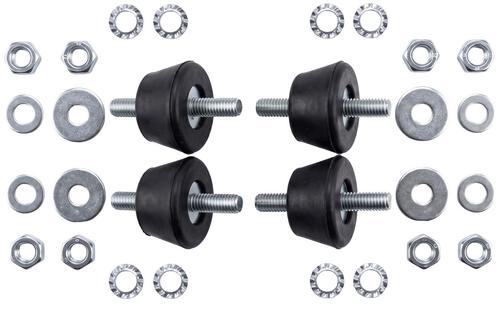 Kuželový silentblok 29 / 38 mm 2 x M8 výška 22 mm ( 4 ks )